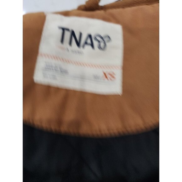 Aritzia TNA Platoon Womens Medium Brown Military Style Quilted Jacket Coat XS - Picture 13 of 15